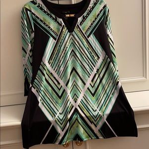 J M Collection Blouse, Size Large , NWT